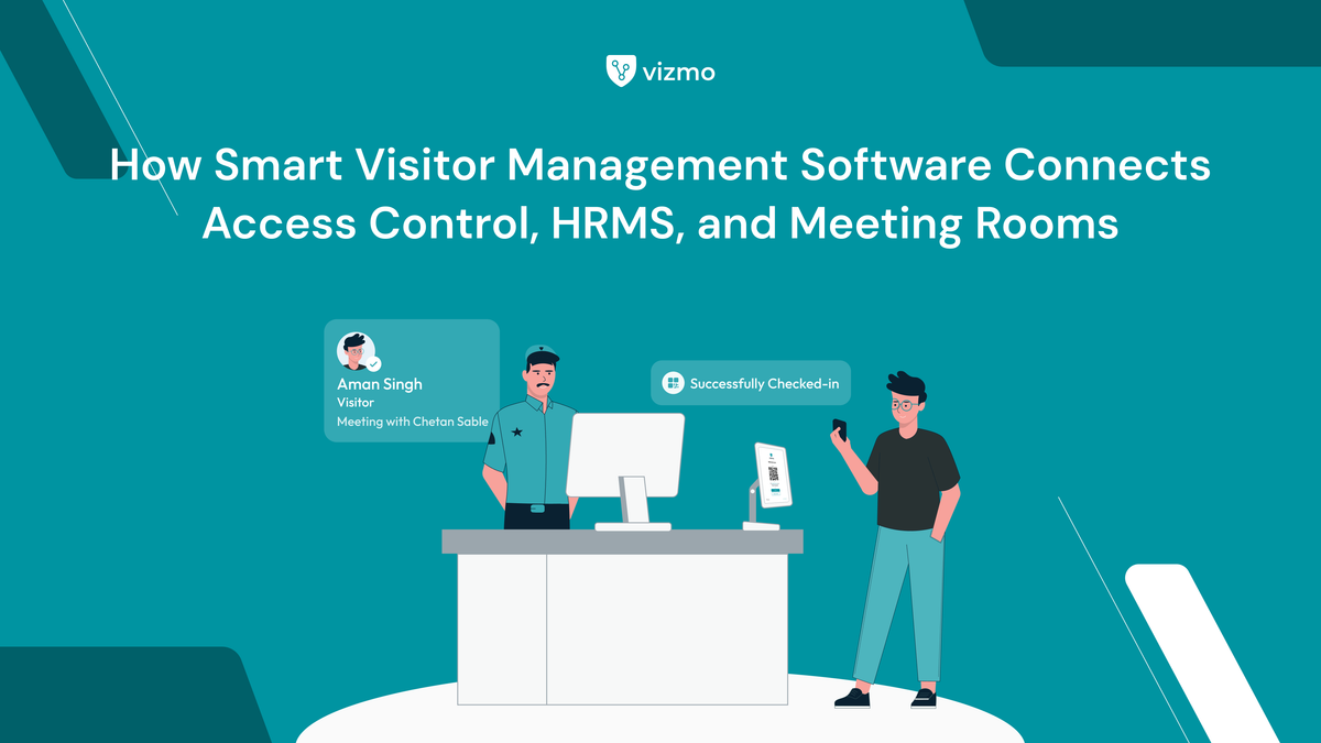 How Smart Visitor Management Software Connects Access Control, HRMS, and Meeting Rooms